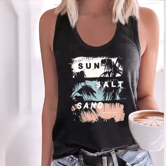 Sun-Salt-Sand Summer Tank | SIZE S - Picture 2 of 3